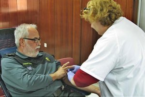 Donación en la Comandancia de Almería