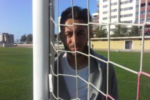 Adri, este lunes en el campo de la Vega de Acá.