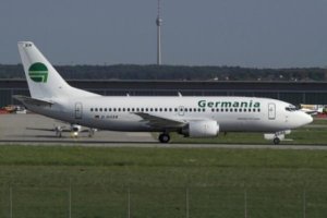Avión de la compañía Germania.