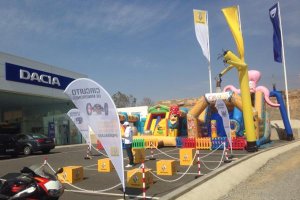 Atracciones infantiles instaladas en la pasada edición.