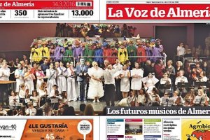 Hay que guardar LA VOZ de Almería.