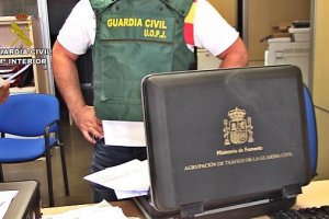 Registro de la Guardia Civil en la operación