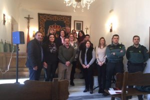 Integrantes de la nueva comisión en Cantoria.