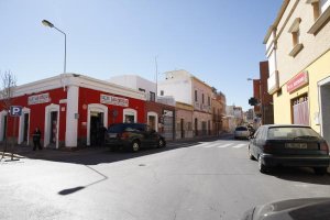 Calle del Barrio Alto de la capital