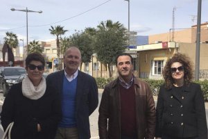 Visitaron diversos puntos del municipio mojonero.