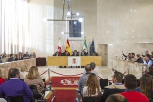 Sesión plenaria en el Ayuntamiento de Almería