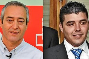 El alcalde, Francisco Giménez, y el portavoz del PP, Jorge Gutiérrez.