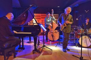 Los cuatro músicos durante el concierto celebrado la pasada semana en Clasijazz. (Foto: Leo Barco)