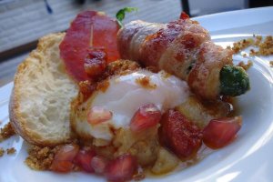 Tapa alpujarreña gourmet de Cayetana.