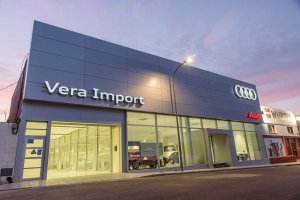 La nueva sede de Audi Vera Import,  de más de 3.000 metros cuadrados, está situada en Huércal de Almería, epicentro del sector de la automoción en la