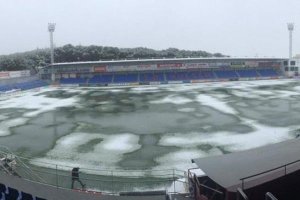 El Alcoraz, el día del partido.