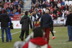 Momento de la protesta.