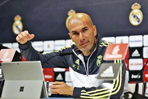Zidane en rueda de prensa.