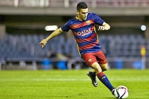 Dani Romera con la camiseta del Barça.