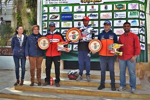 Los vencedores de la prueba.