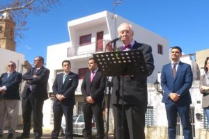 Blas Carrillo recordó su niñez en la misma plaza en que se encontraba. J.G.P.