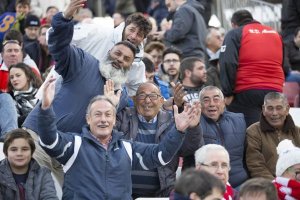 Aficionados del Almería.