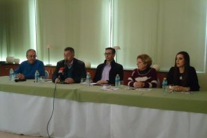 Presentación de la Ruta de la Tapa del Almanzora ayer en el pueblo de Olula del Río.