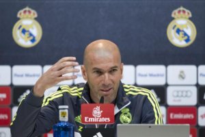 Zidane compareció ante los medios para hablar del derbi.