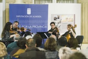 Imagen del concierto ofrecido anoche en Diputación.
