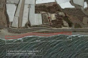 Zona que el Ayuntamiento quiere destinar para perros.