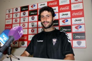 Diego Benito en sala de prensa.