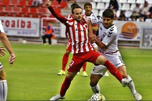 Iván Sánchez con Paredes en el partido de la primera vuelta.