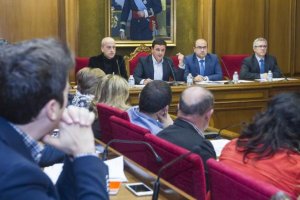 Reunión del Consejo Provincial de Turismo, celebrada este martes en Diputación. 