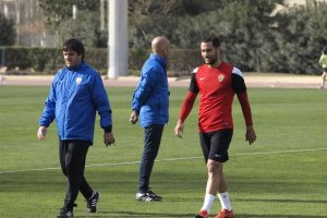 Quique González con El Profe Somoza.