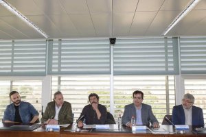 Francisco Conde, Jorge Redondo, Alberto Rodríguez, Antonio J. Rodríguez y Fernando López Puig.