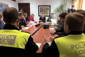 Junta Local de Seguridad celebrada ayer. 
