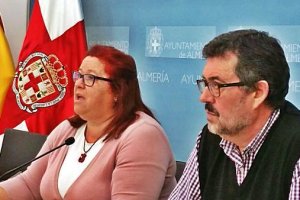 Amalia Román y Rafael Esteban, concejales de Izquierda Unida