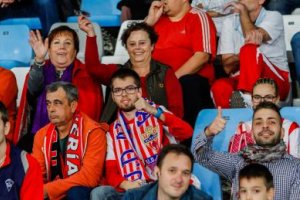 Aficionados del Almería.