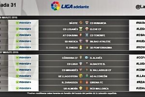 La jornada 31 al completo.