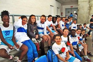 Las jugadoras de la Mojonera.