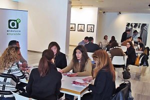 Participantes durante la ronda de ‘networking’. 