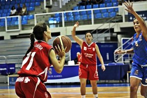 La jugadora el partido frente a Cartagena.