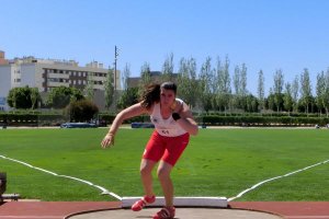 Cristina, una de las atletas de la Escuela Municipal.