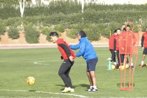 Lolo Reyes con Goro en el Anexo.