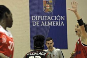 Una jugada del partido.