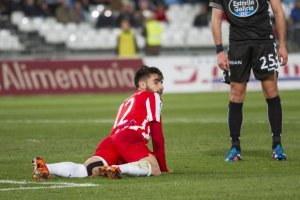 Chuli, en el suelo en el Almería-Lugo.