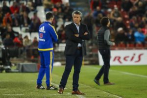 Goro en el partido contra el Lugo.