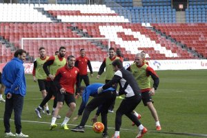 Los jugadores se lo pasaron en grande.