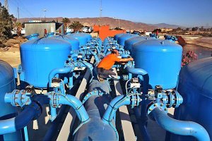 Interior de la depuradora de El Bobar