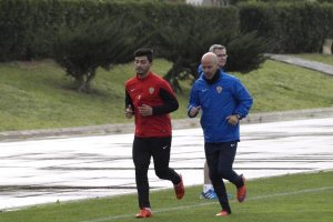 Lolo Reyes y Sergio Pardo este jueves en el Anexo.