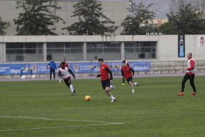 Ximo Navarro se atrevió a subir en esta acción.