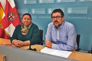 Amalia Román y Rafael Esteban, concejales de Izquierda Unida