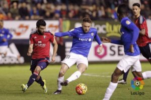 José Ángel vio la quinta amarilla contra Osasuna.