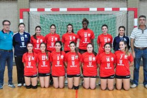 Equipo roquetero de balonmano.