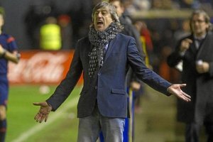 Quique Martín en la banda del Sadar.